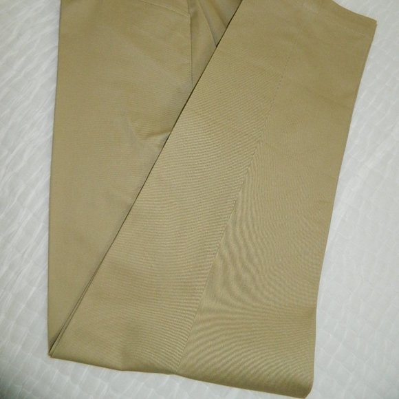 Boston Proper High Waisted Twill Flat Front Pants , Size 10 - Picture 2 of 13